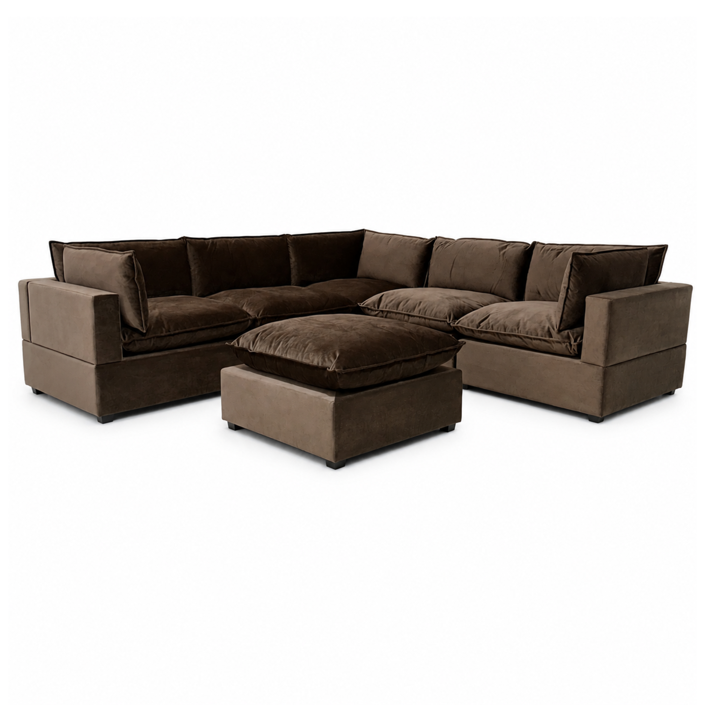 Luna 5 Piece + Ottoman Sectional