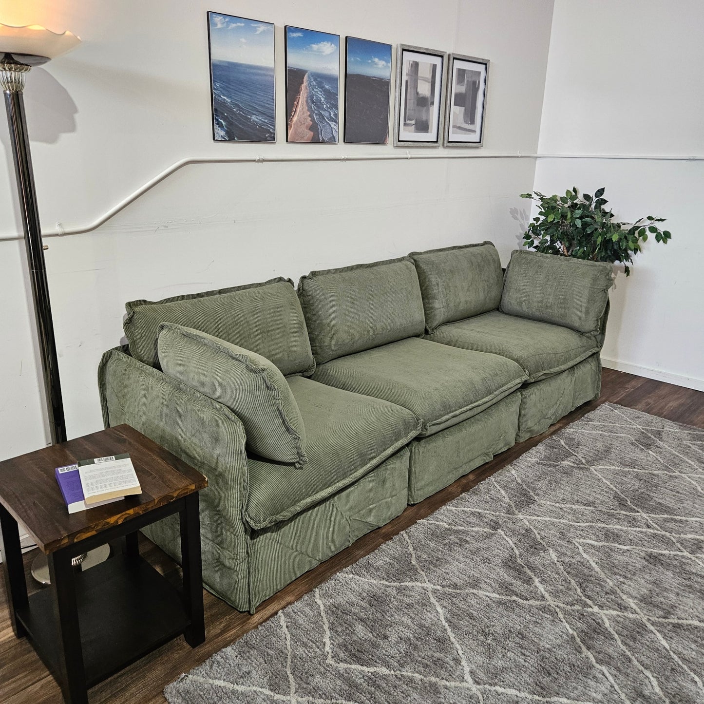 Anabei Modular Sectional New Green - FREE DELIVERY