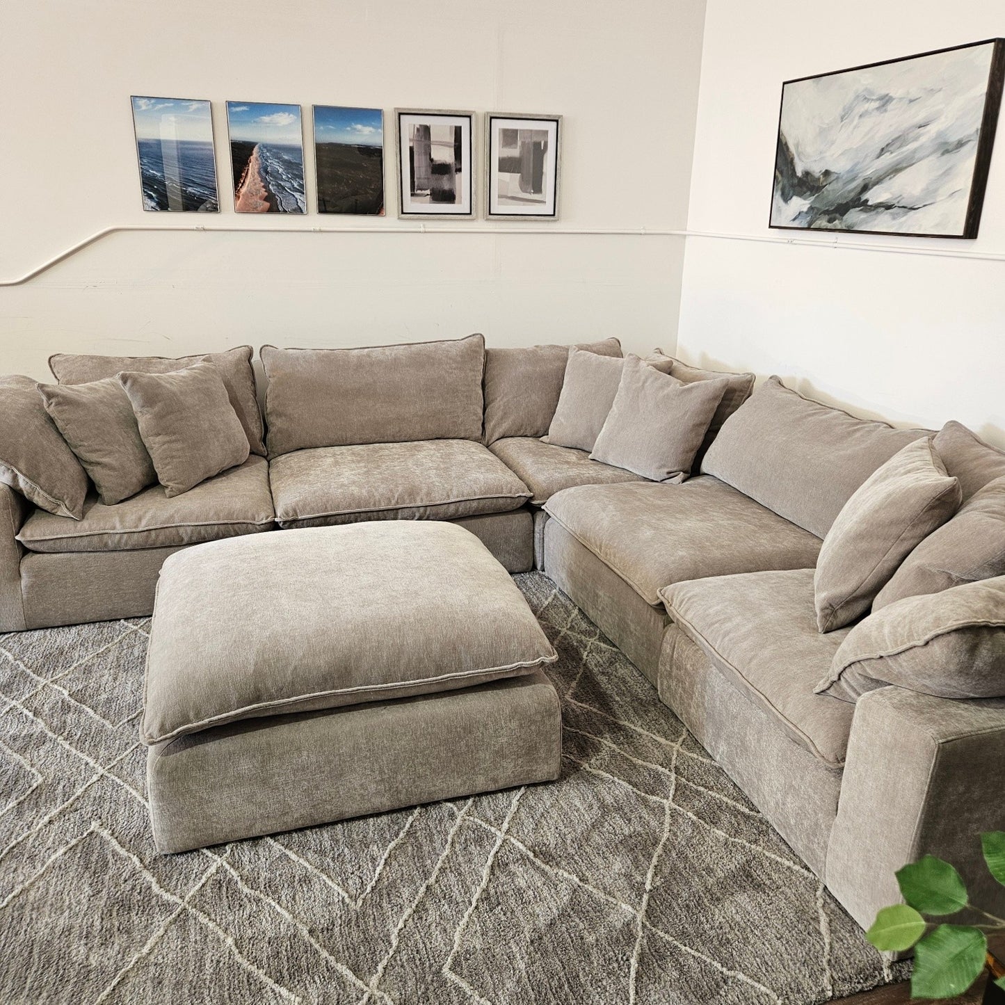 Sereen Sectional Modular in Toupe - Free Delivery