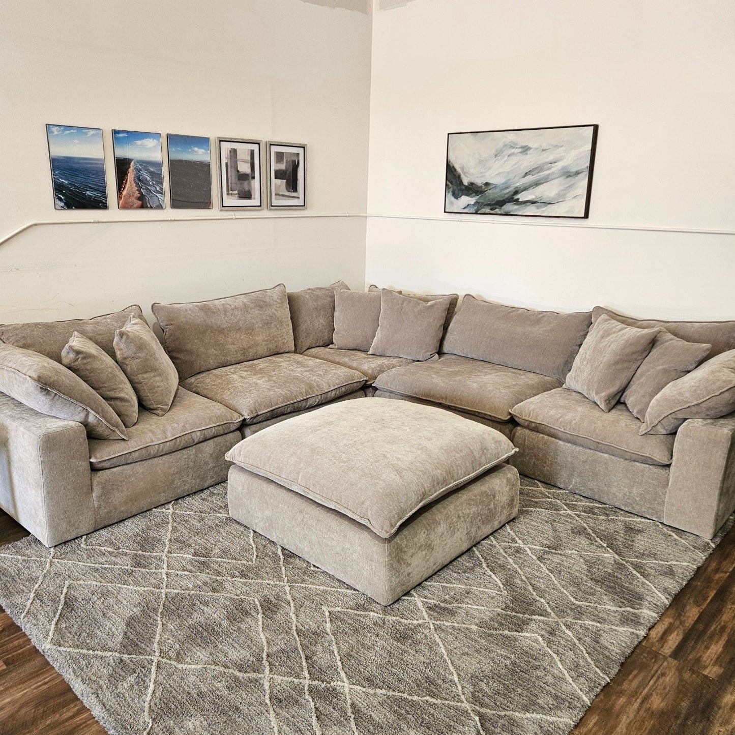 Sereen Sectional Modular in Toupe - Free Delivery