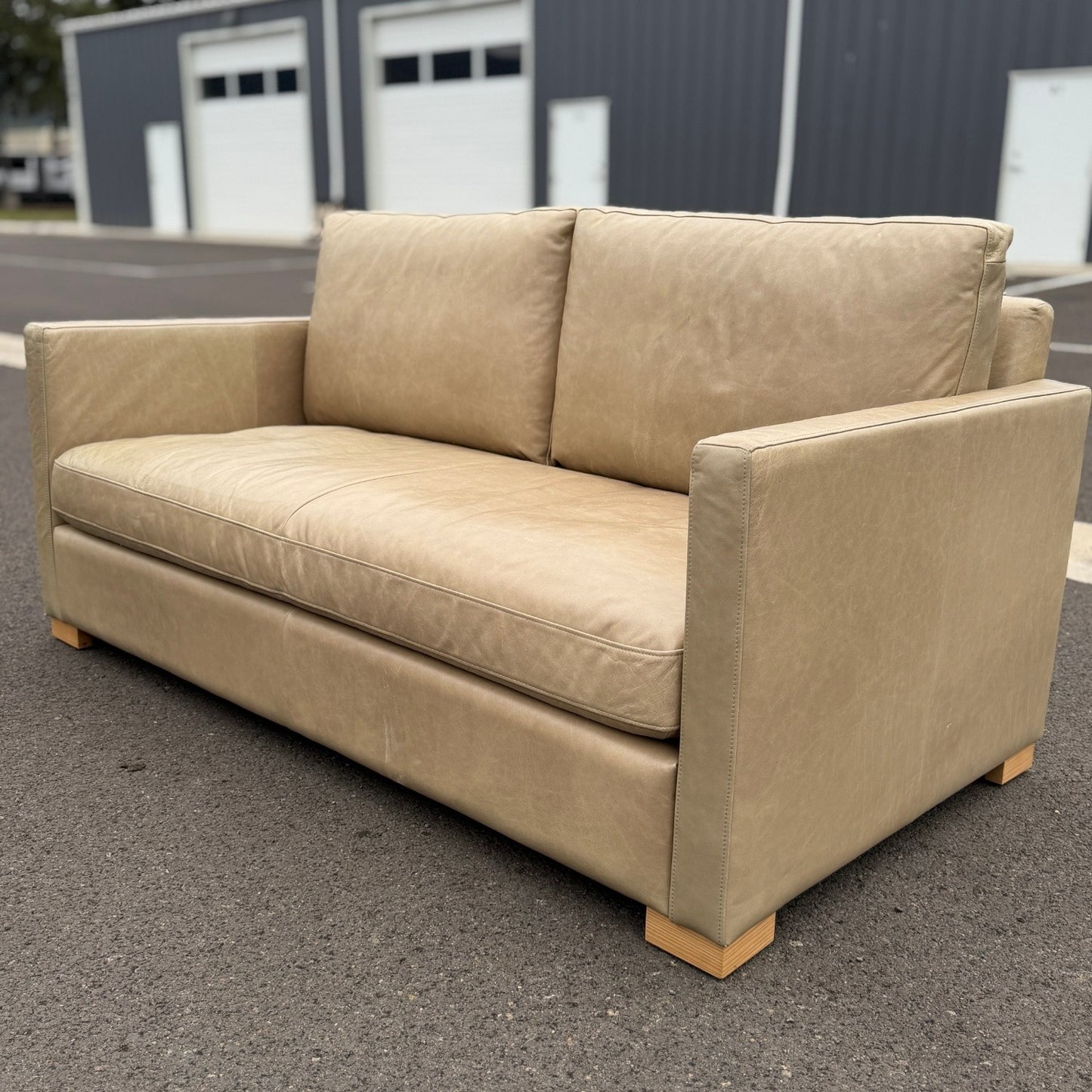 Interior Define Leather Loveseat