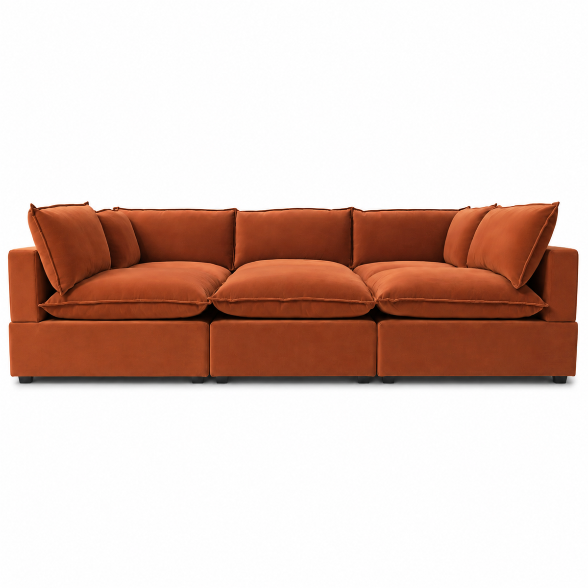 COLOR:RED RUST PERFORMANCE VELVET