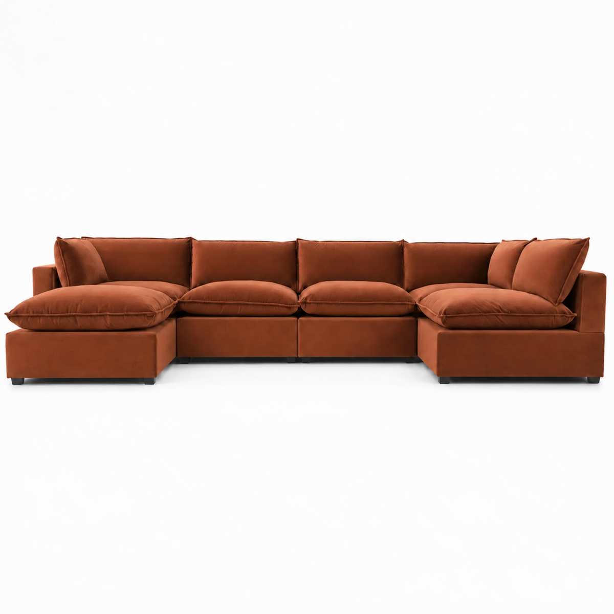 COLOR:RED RUST PERFORMANCE VELVET