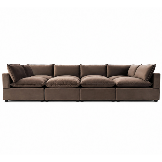 CHOCOLATE BROWN PERFORMANCE VELVET