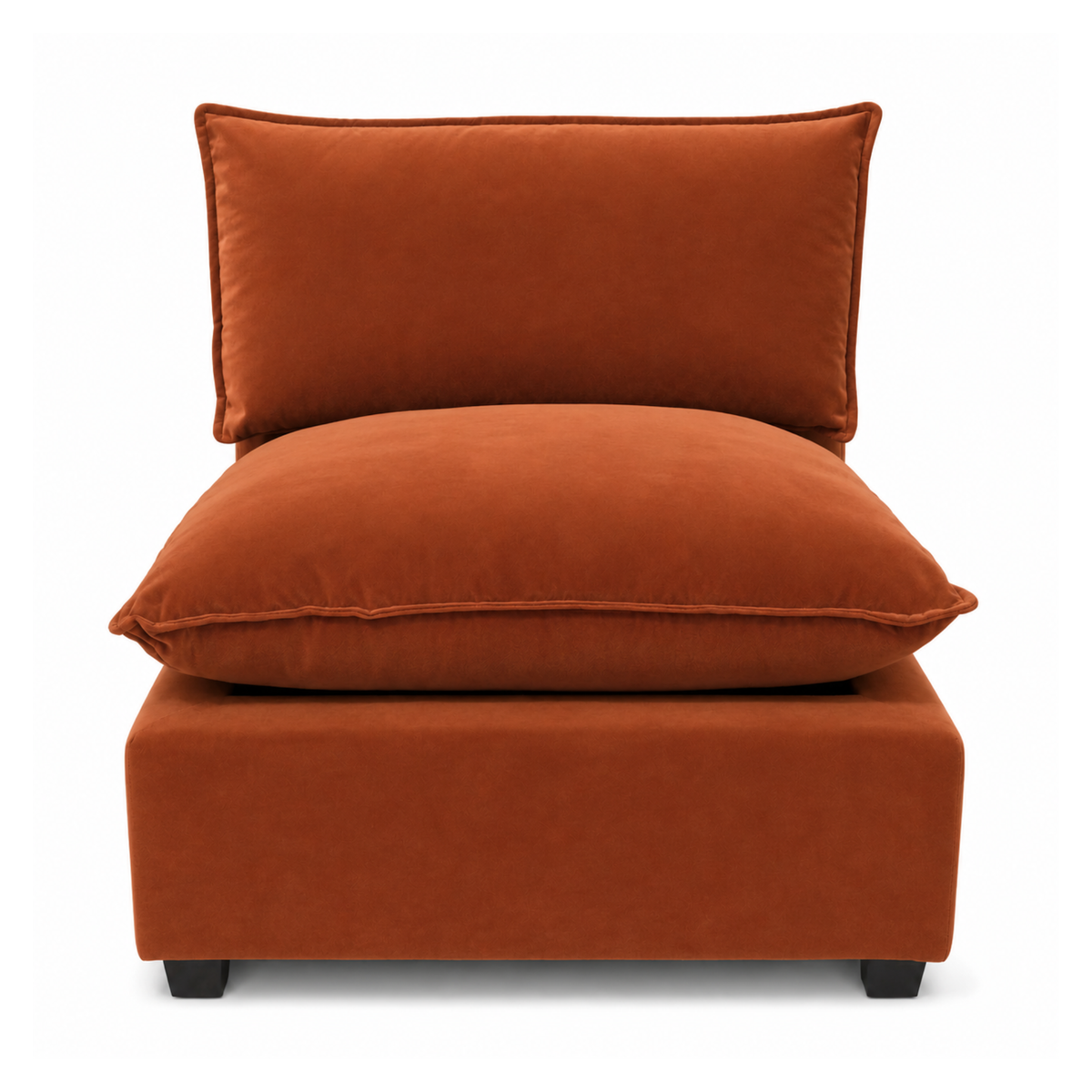 COLOR:RED RUST PERFORMANCE VELVET