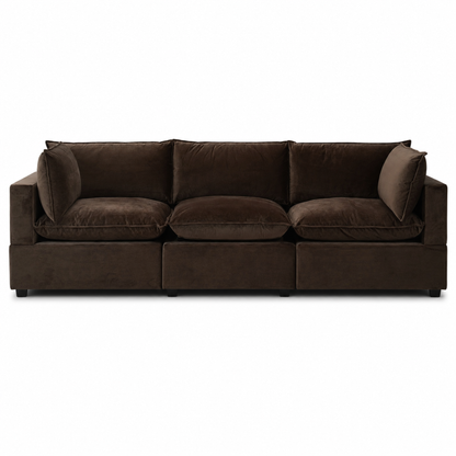 CHOCOLATE BROWN PERFORMANCE VELVET