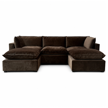 CHOCOLATE BROWN PERFORMANCE VELVET