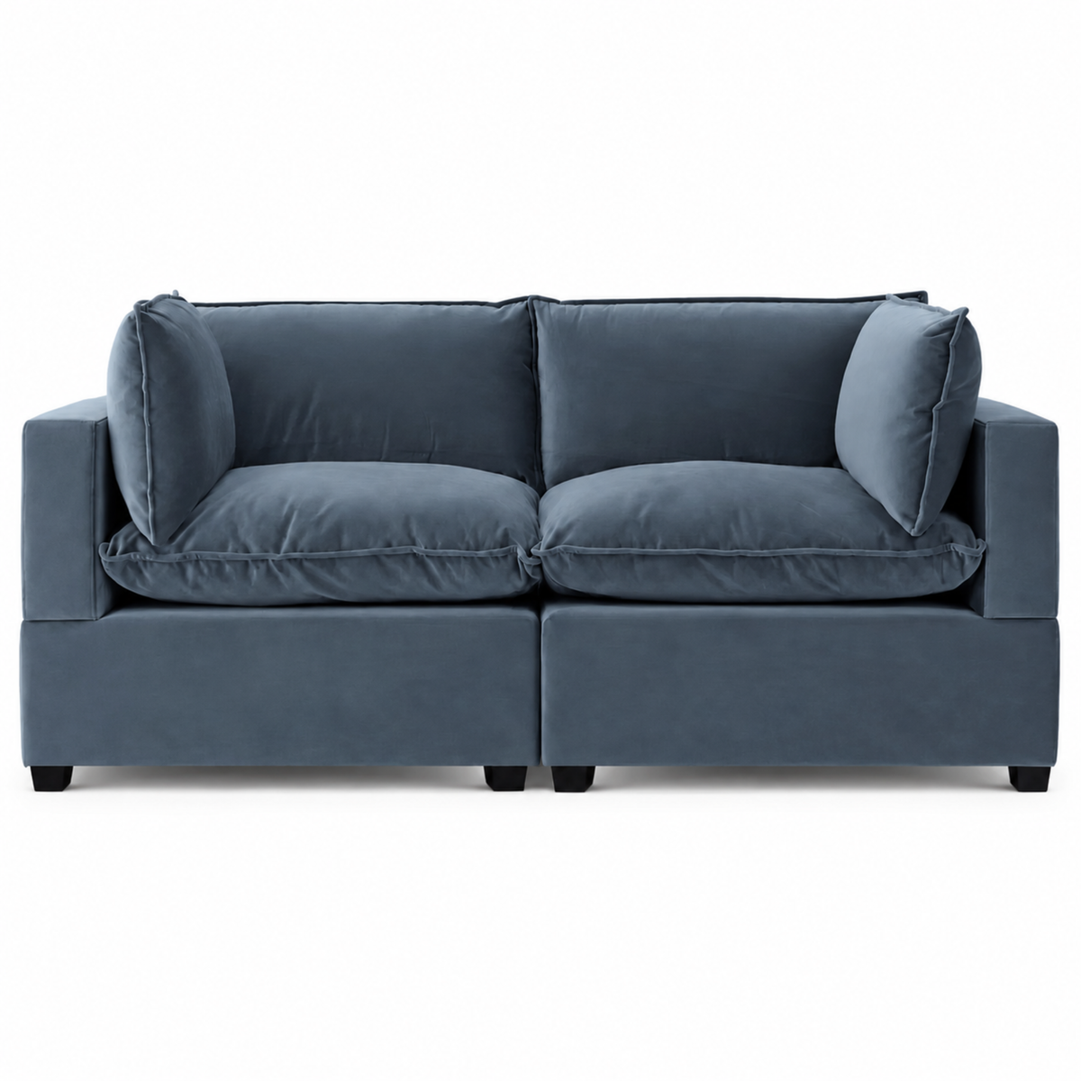 COLOR:Dusty Blue Performance Velvet
