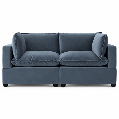 COLOR:Dusty Blue Performance Velvet