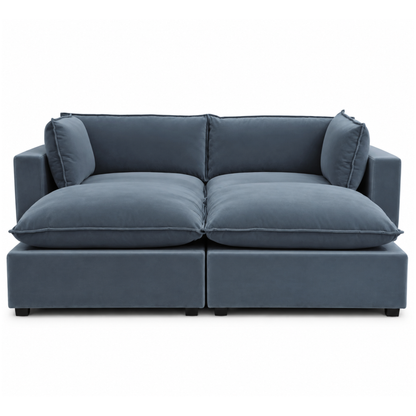 COLOR:Dusty Blue Performance Velvet