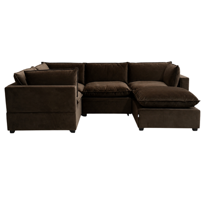 CHOCOLATE BROWN PERFORMANCE VELVET