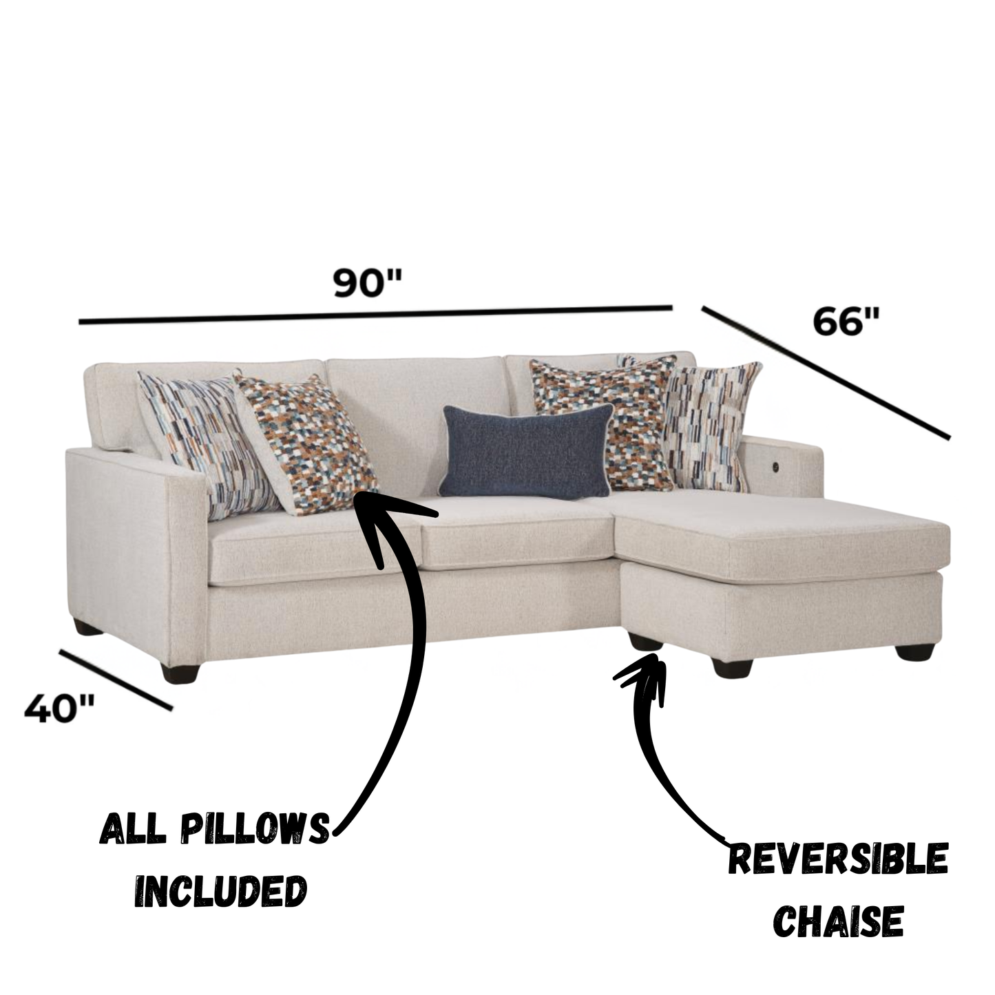 River Reversible Chaise (Copy)