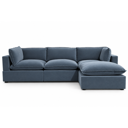COLOR:Dusty Blue Performance Velvet