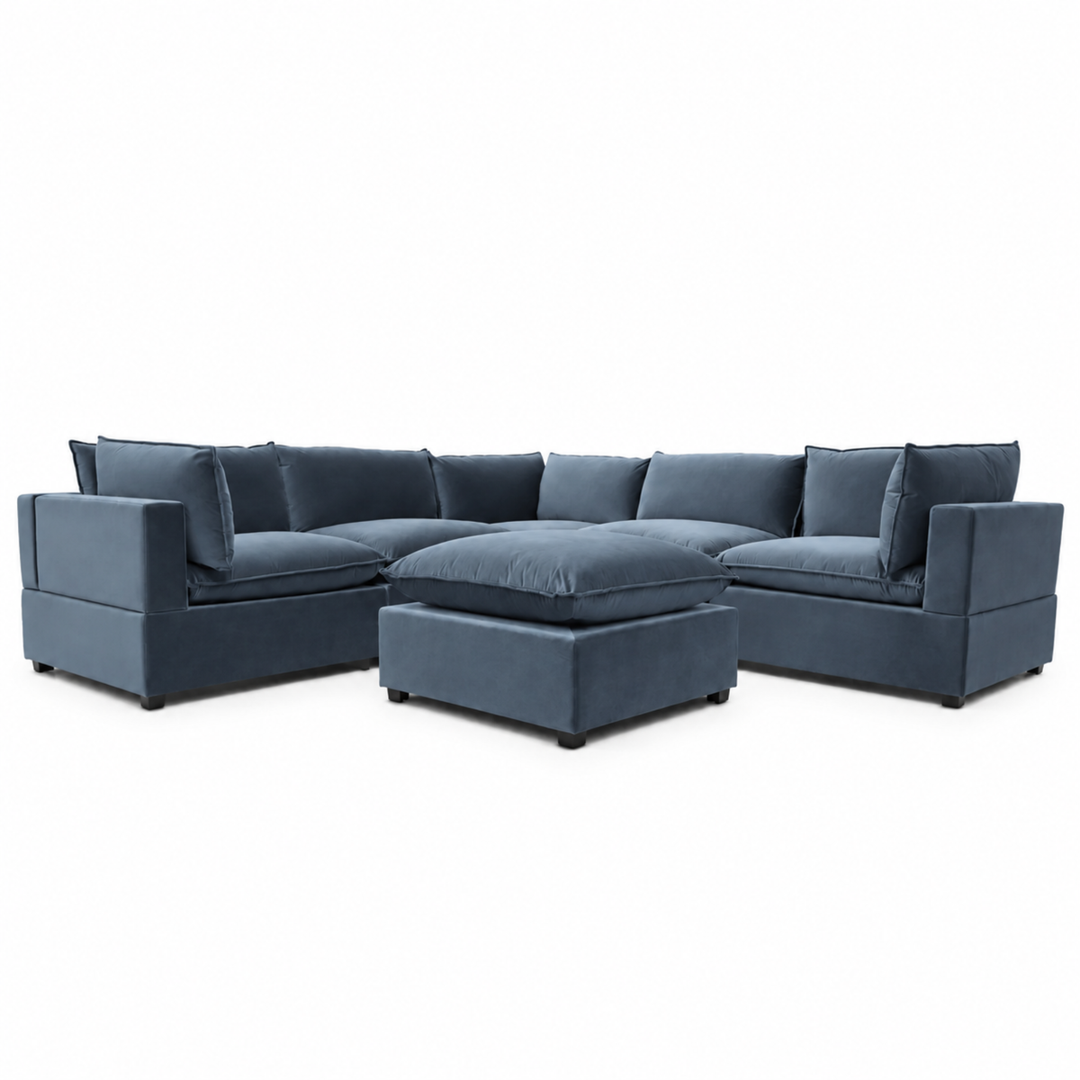 COLOR:Dusty Blue Performance Velvet