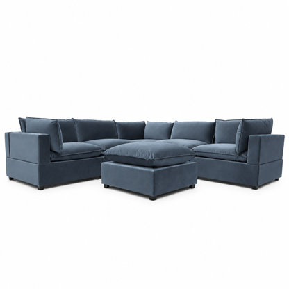 COLOR:Dusty Blue Performance Velvet