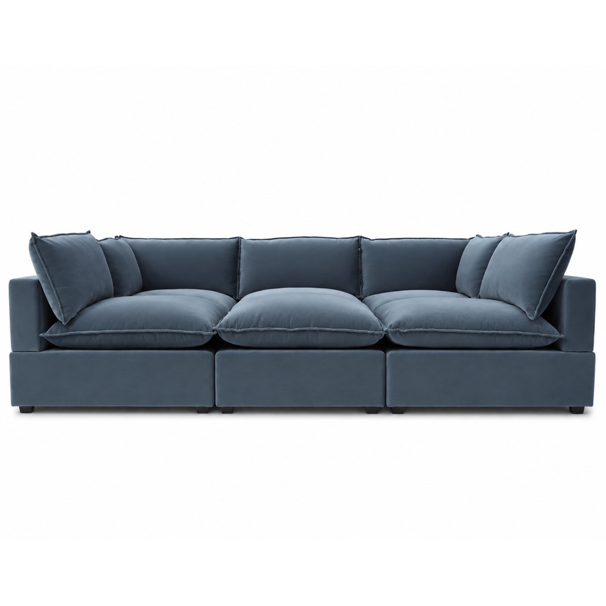 COLOR:Dusty Blue Performance Velvet