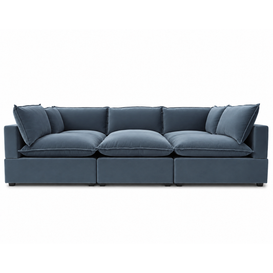 COLOR:Dusty Blue Performance Velvet