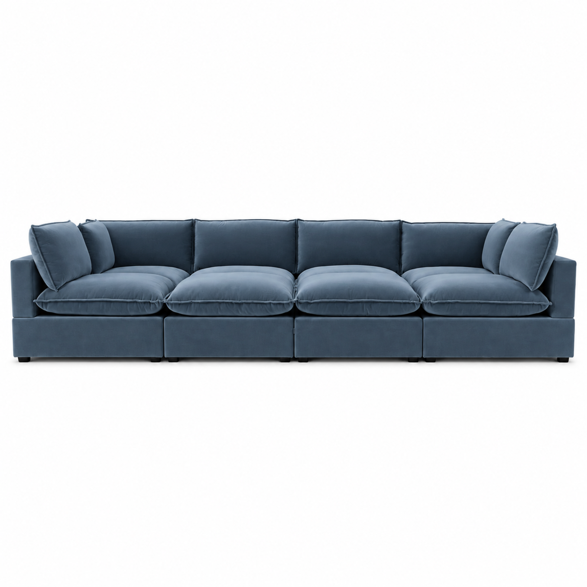 COLOR:Dusty Blue Performance Velvet