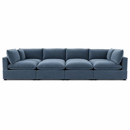 COLOR:Dusty Blue Performance Velvet