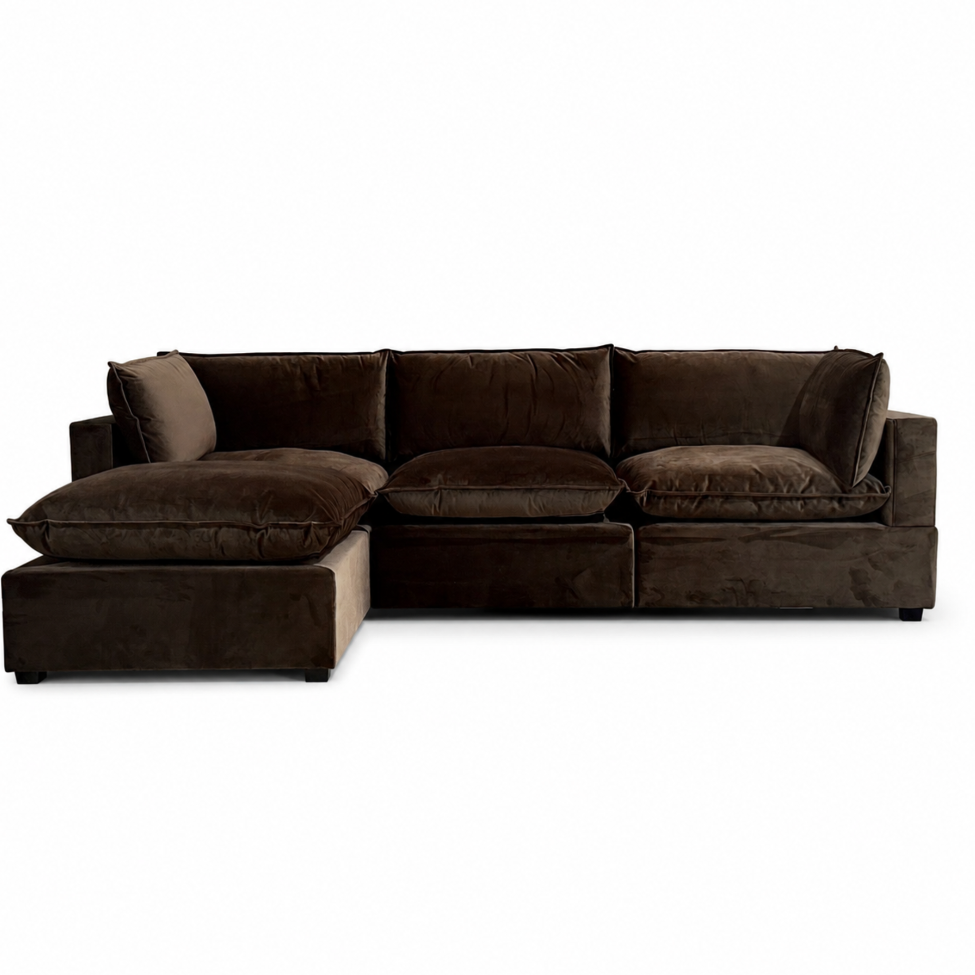 CHOCOLATE BROWN PERFORMANCE VELVET