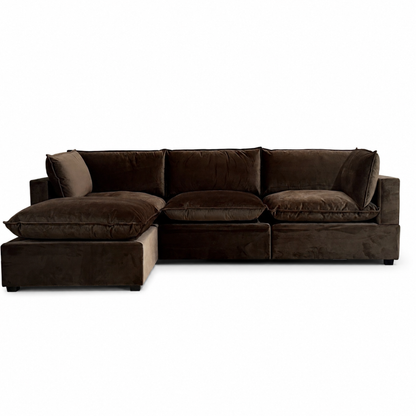 CHOCOLATE BROWN PERFORMANCE VELVET