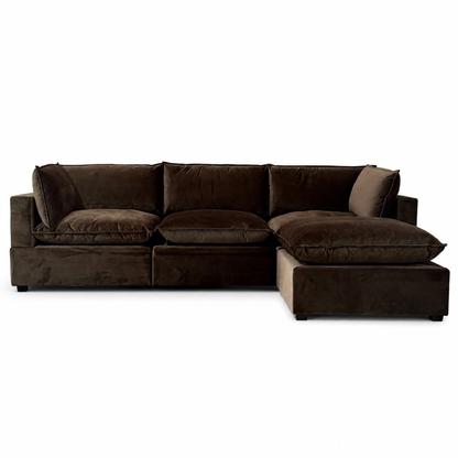 CHOCOLATE BROWN PERFORMANCE VELVET