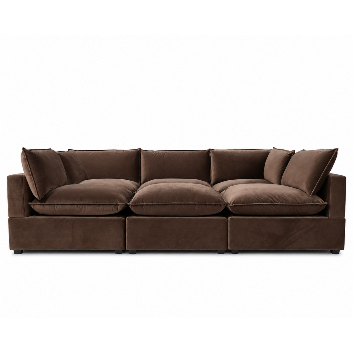 CHOCOLATE BROWN PERFORMANCE VELVET
