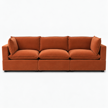 COLOR:RED RUST PERFORMANCE VELVET