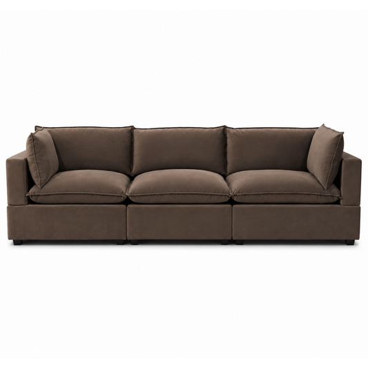 CHOCOLATE BROWN PERFORMANCE VELVET