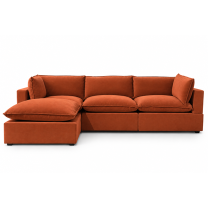 COLOR:RED RUST PERFORMANCE VELVET