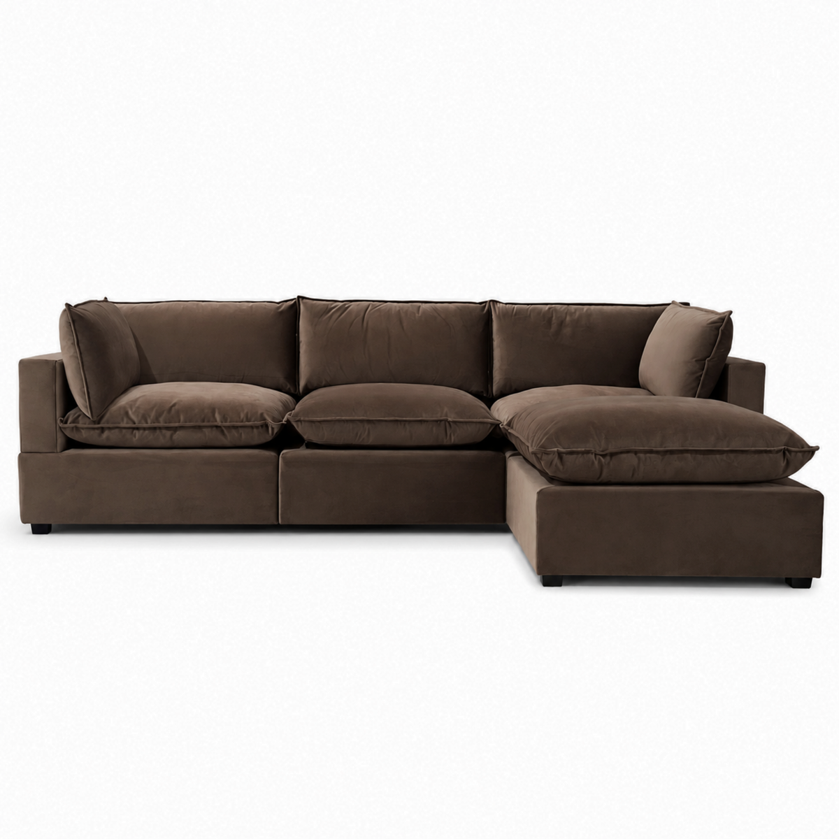 CHOCOLATE BROWN PERFORMANCE VELVET