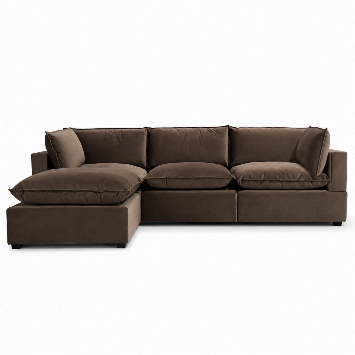 CHOCOLATE BROWN PERFORMANCE VELVET