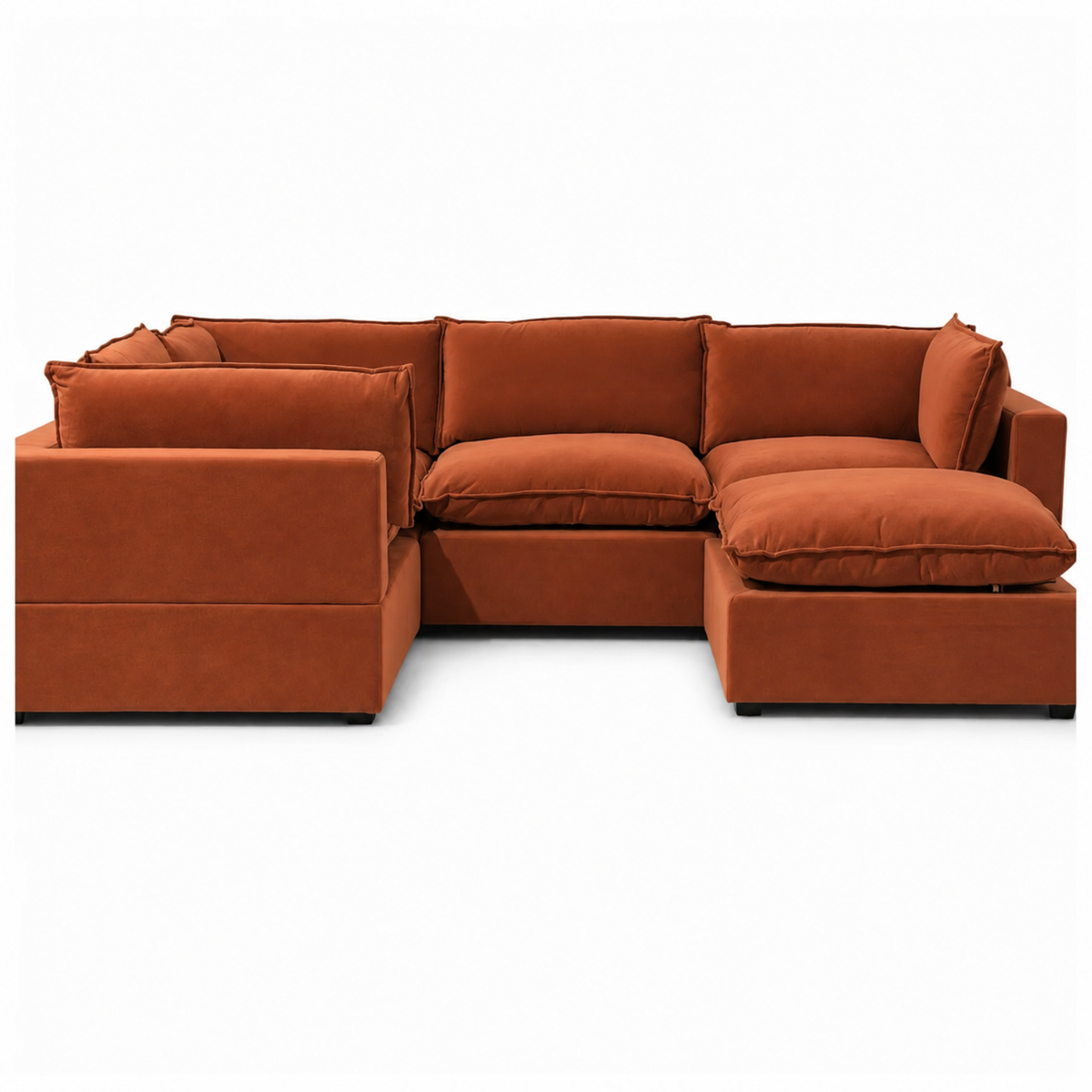 COLOR:RED RUST PERFORMANCE VELVET