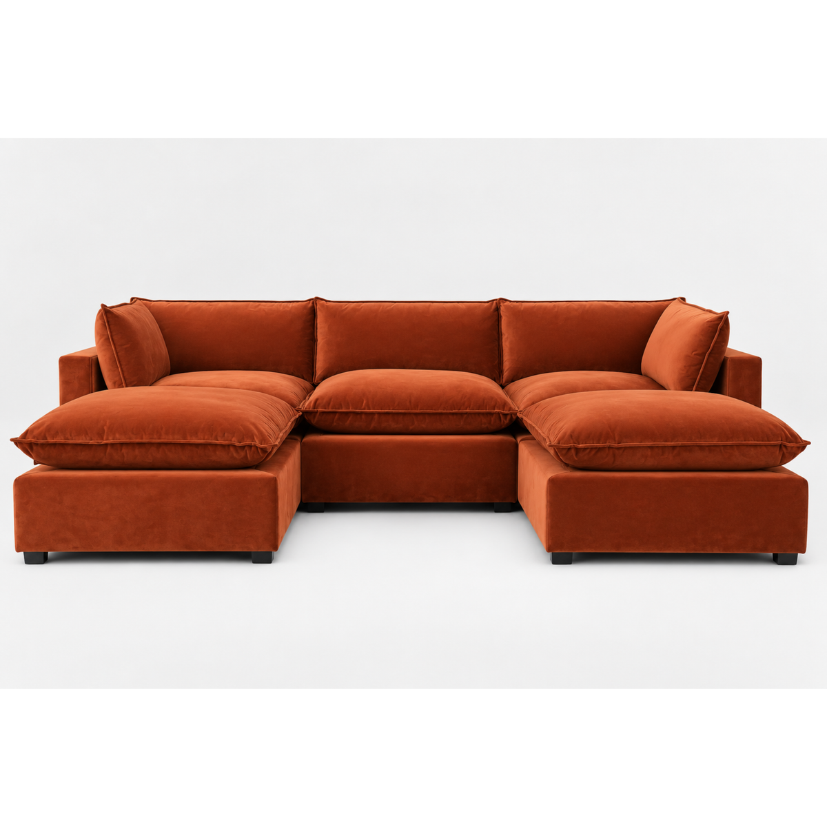 COLOR:RED RUST PERFORMANCE VELVET