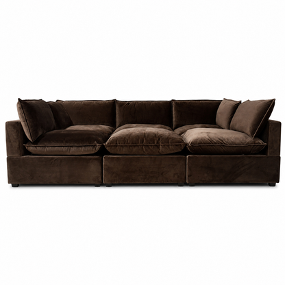 CHOCOLATE BROWN PERFORMANCE VELVET