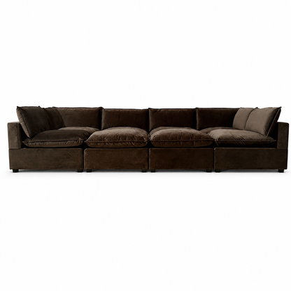 CHOCOLATE BROWN PERFORMANCE VELVET