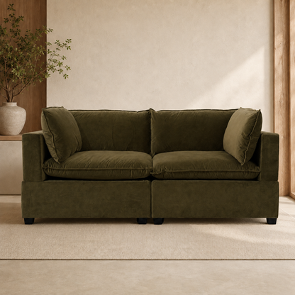 Color:SAGE GREEN PERFORMANCE VELVET