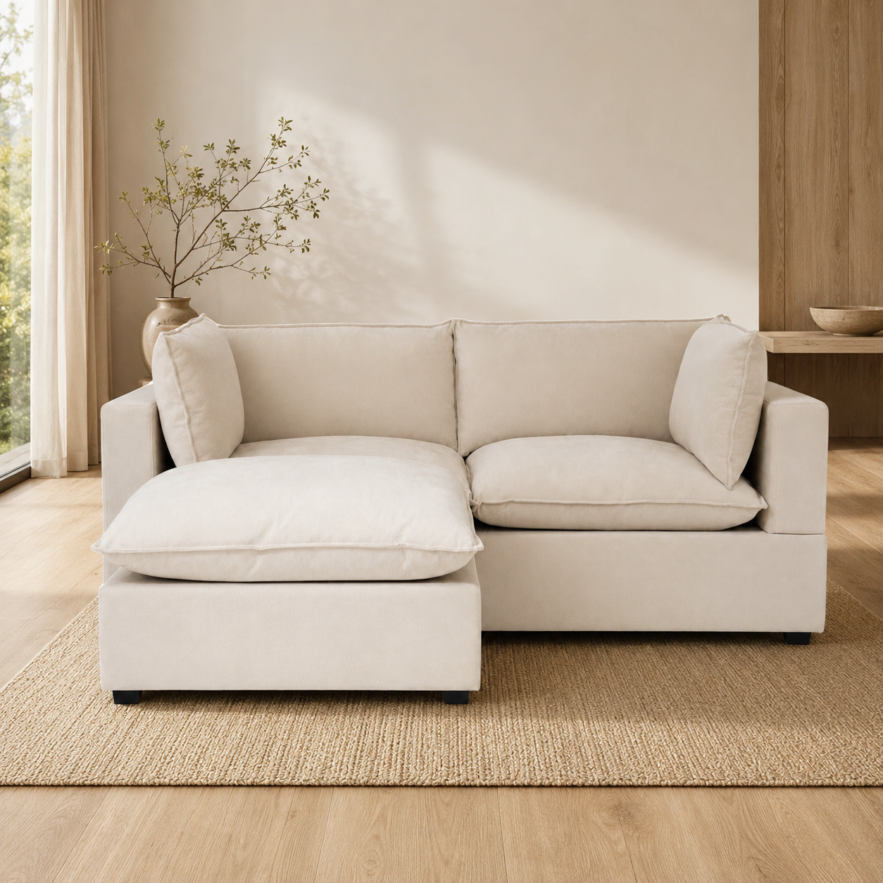 color:Cream Chenille