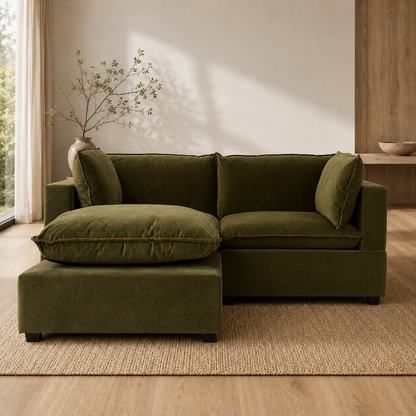 Color:SAGE GREEN PERFORMANCE VELVET