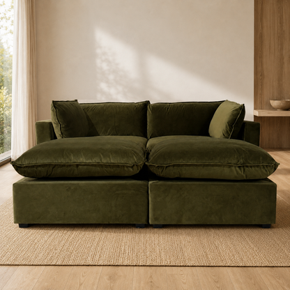 color:SAGE GREEN PERFORMANCE VELVET
