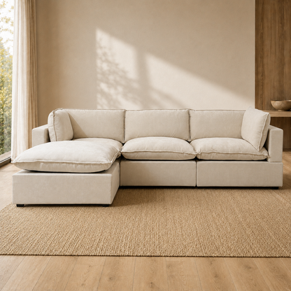 Luna Sofa 3 Seat + Ottoman L