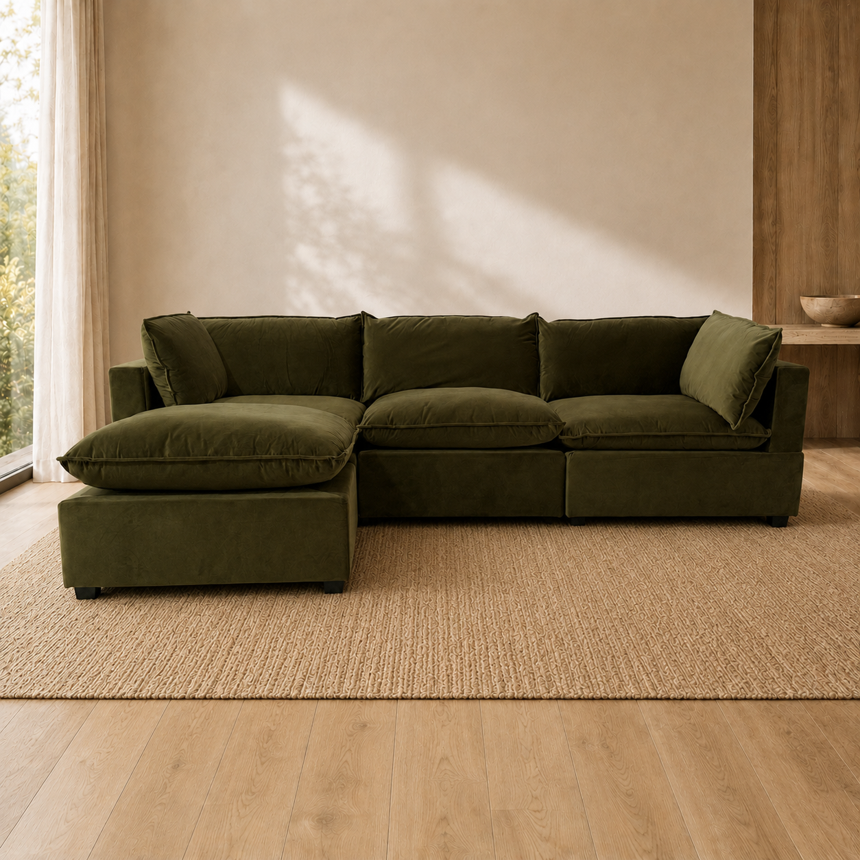 Luna Sofa 3 Seat + Ottoman L