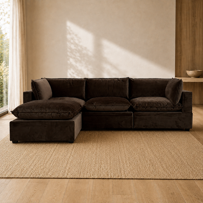 Luna Sofa 3 Seat + Ottoman L