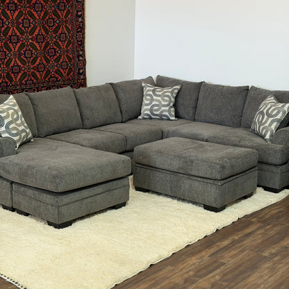 Harbor U Shape Sectional Charcoal