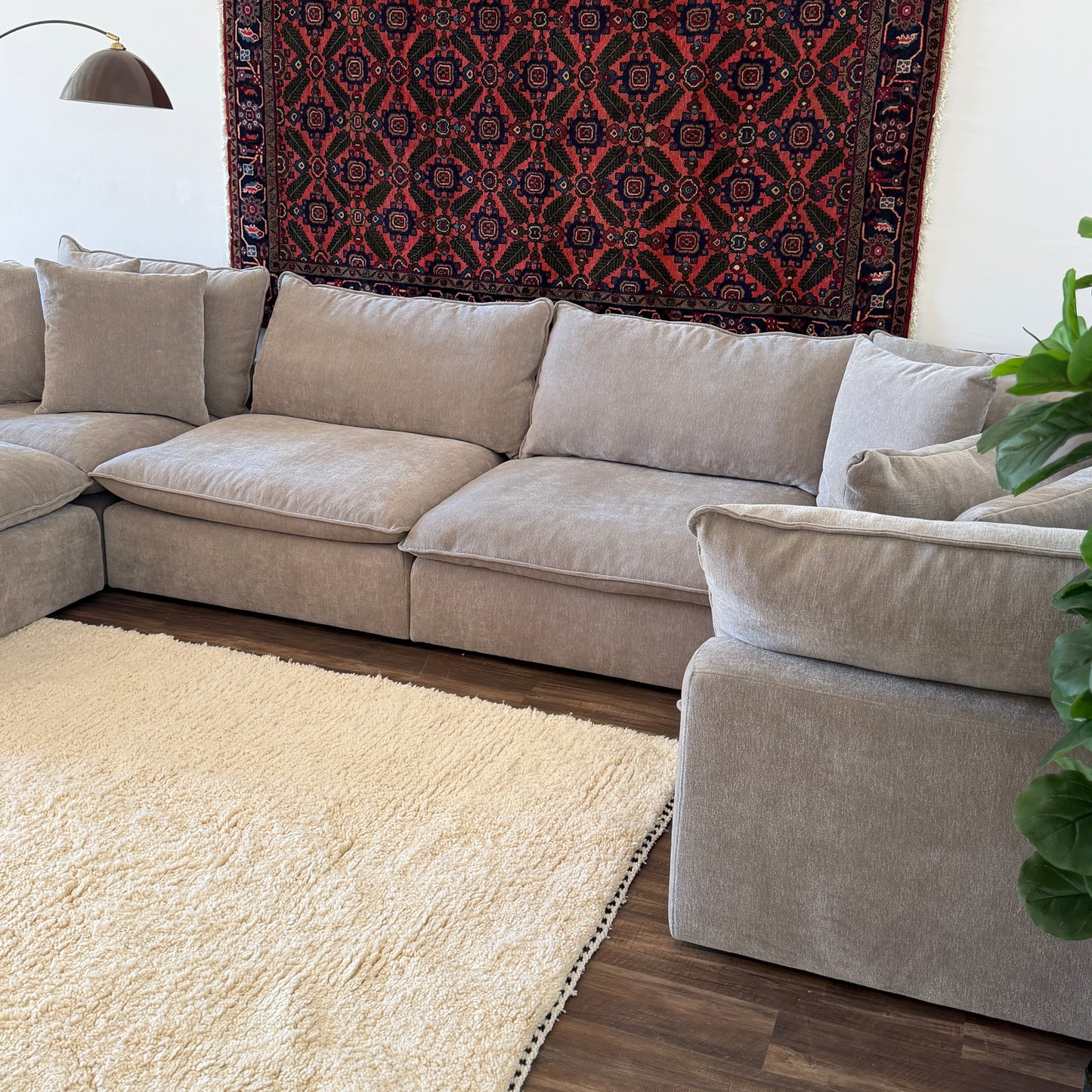 Sereen Cloud Sectional Modular Toupe