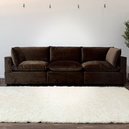 CHOCOLATE BROWN PERFORMANCE VELVET