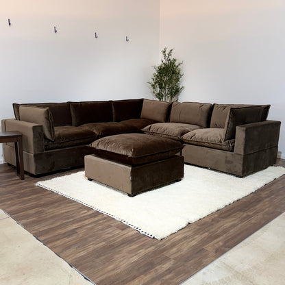 CHOCOLATE BROWN PERFORMANCE VELVET