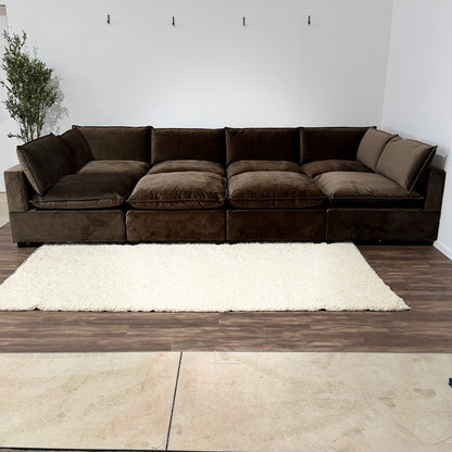 CHOCOLATE BROWN PERFORMANCE VELVET