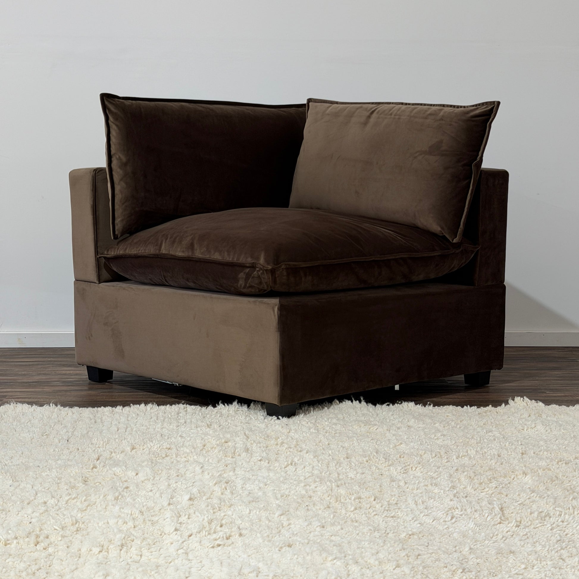 CHOCOLATE BROWN PERFORMANCE VELVET