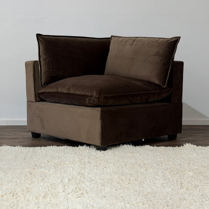CHOCOLATE BROWN PERFORMANCE VELVET